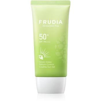 Frudia Sun Green Grape Sebum Control hydratačný gél na opaľovanie pre mastnú a zmiešanú pleť SPF 50+ 50 g