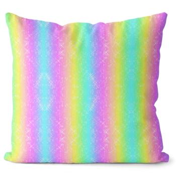 Vankúš Rainbow Stripes (Veľkosť: 40 x 40 cm)