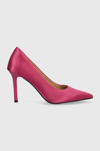 Lodičky Karl Lagerfeld Sarabande ružová farba