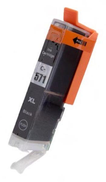 CANON CLI-571-XL BK - kompatibilná cartridge, čierna, 11ml