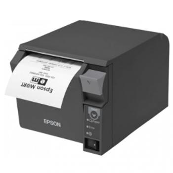 Epson TM-T70II C31CD38032 pokladní tiskárna, USB + serial, black, řezačka, se zdrojem
