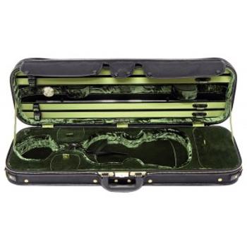 GEWA Violin case JAEGER PRESTIGE Outside brown with carbon optic