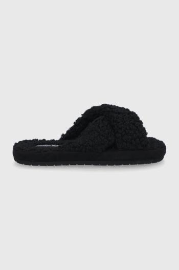 Papuče Skechers čierna farba