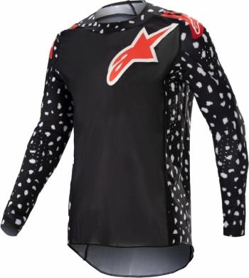 Alpinestars Supertech North Jersey Black/Neon Red S Motokrosový dres