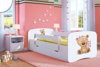 Detská posteľ Ourbaby Teddy Bear biela 180x80 cm