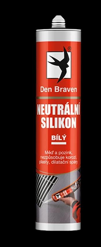 DEN BRAVEN - Neutrálny silikón biela 310 ml