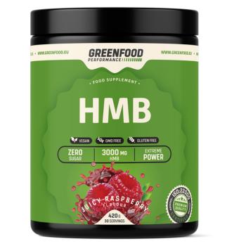 GREENFOOD NUTRITION Performance HMB šťavnatá malina 420 g
