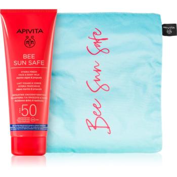 Apivita Bee Sun Safe Hydra Fresh SET opaľovacie mlieko na tvár a telo(SPF 50) darčeková sada