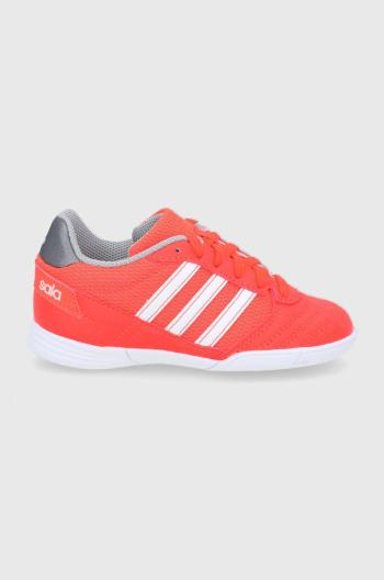 Detské topánky adidas Performance GV7594 oranžová farba
