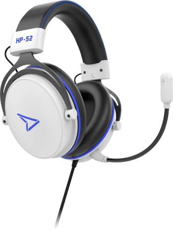 Steelplay HP52 herný headset jack 3,5 mm, s USB káblový cez uši biela / čierna stereo