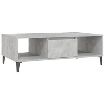 SHUMEE Konferenčný stolík betónovo sivý 103,5 × 60 × 35 cm drevotrieska, 806026