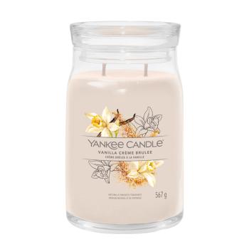 Yankee Candle Aromatická sviečka Signature sklo veľké Vanilla Creme Brulée 567 g