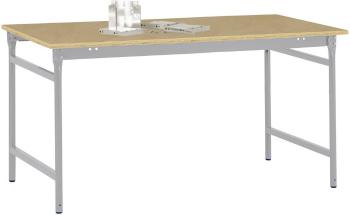 Manuflex BB3015.9006 Odkladací stolík BASIS stacionárny s multiplexnou doskou stola z hliníkového striebra podobne ako R