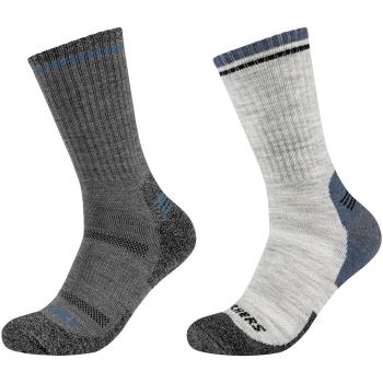 Skechers  2PPK Men Trail Wool Socks  Športové ponožky Šedá