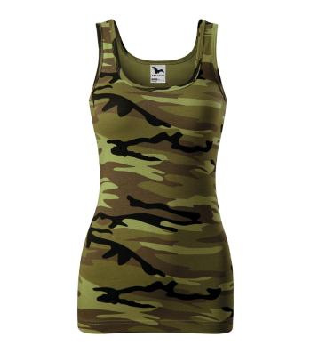 MALFINI Dámske tielko Camo Triumph - Maskáčová zelená | XL