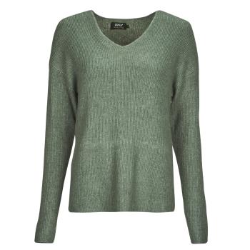 Only  ONLCAMILLA V-NECK L/S PULLOVER KNT  Svetre Kaki