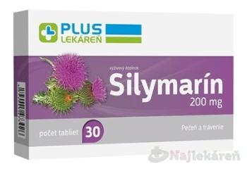 PLUS LEKÁREŇ Silymarín 200 mg, 1x30 ks
