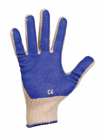 SCOTER rukavice potiahnuté modrej PVC 9