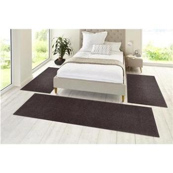 Kobercová súprava Pure 102661 Anthrazit 3 diely: 70 × 140 cm (2×), 70 × 240 cm (1×) cm (255525-48323)