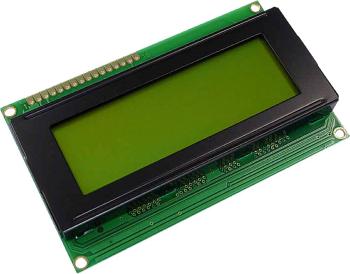 Display Elektronik LCD displej   žltozelená 20 x 4 Pixel (š x v x h) 98 x 60 x 11.6 mm DEM20485SYH-LY-CYR22