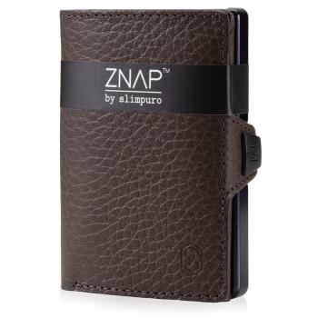 Slimpuro ZNAP, tenká peňaženka, 8 kariet, priečinok mince, 8 × 1,5 × 6 cm (Š × V × H), RFID ochrana