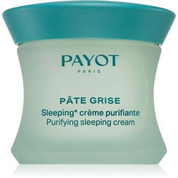 Payot Pâte Grise Purifying sleeping cream nočný regulačný a čístiaci pleťový krém pre mastnú a zmiešanú pleť 50 ml