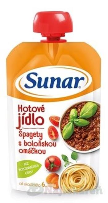 Sunar Hotové jedlo Špagety s boloňskou omáčkou (od ukonč. 6. mesiaca) 120 g