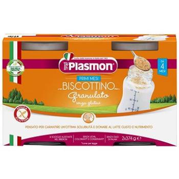 PLASMON moje prvé sušienky bezlepkové granulované do fľaštičky 2× 374 g, 4 mes.+ (8001040415962)