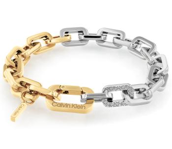 Calvin Klein Masívny dámsky bicolor náramok Bold Metals 35000554