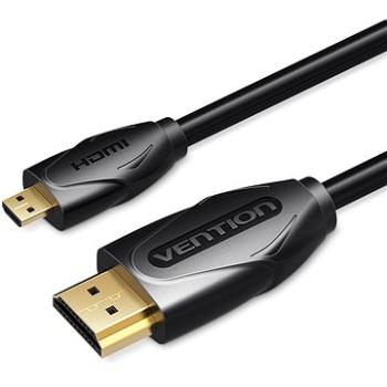 Vention Micro HDMI to HDMI Cable 1M Black (VAA-D03-B100)
