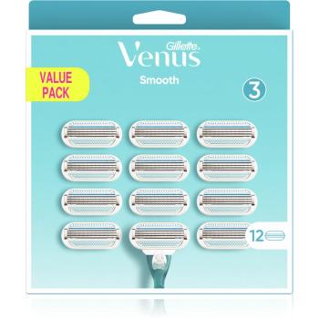 Gillette Venus Smooth náhradné hlavice 12 ks