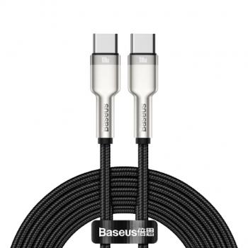 Baseus Cafule kábel USB-C / USB-C 100W 5A 2m, čierne (CATJK-D01)
