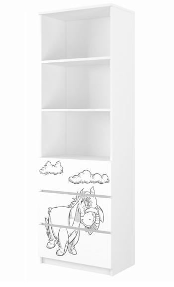 Detský úložný regál Medvedík Pú bookshelf rack Winnie the Pooh