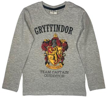 EPlus Chlapčenské tričko s dlhým rukávom - Harry Potter Chrabromil sivé Veľkosť - deti: 140