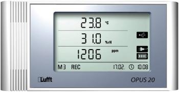 multifunkčný datalogger Lufft 8120.21 Merné veličiny teplota, vlhkosť vzduchu, CO2 -20 do 50 °C 10 do 95 % rF