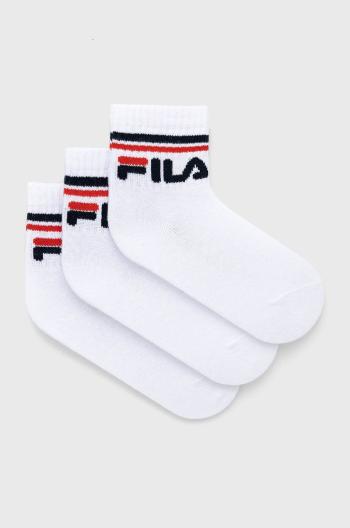 Detské ponožky Fila (3-pack) biela farba