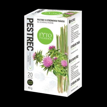 Fyto Pharma Pestrec s citrónovou trávou, čaj porciovaný 20 x 2 g