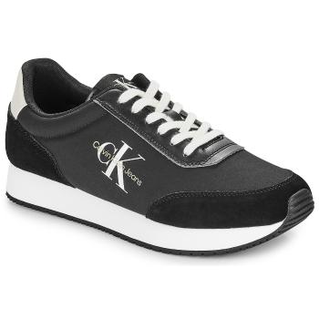 Calvin Klein Jeans  RETRO RUNNER LOW MIX MTL  Nízke tenisky Čierna