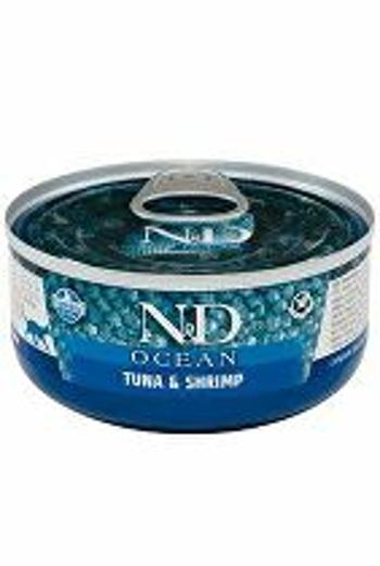 N&D CAT OCEAN Adult Tuniak a krevety 70g