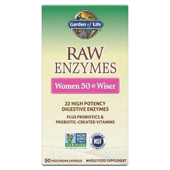 RAW Enzymy Women 50 & Wiser - pro ženy po padesátce