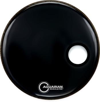Aquarian RSM18BK Regulator Port/Ring 18" Čierna Rezonančná blana na bubon