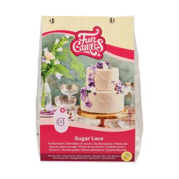 Zmes na jedlú čipku FunCakes Mix for Lace White 400 g bez lepku Gluten Free