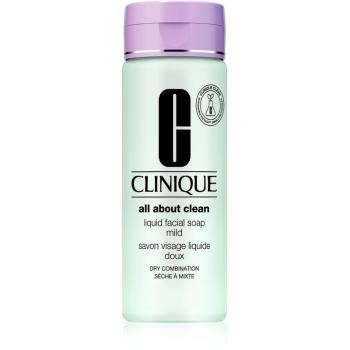 Clinique Liquid Facial Soap Mild tekuté mydlo pre suchú a zmiešanú pleť 200 ml