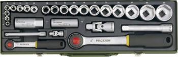 Proxxon Industrial  súprava nástrčných kľúčov metrický 1/4" (6,3 mm), 1/2" (12.5 mm) 27-dielna 23020