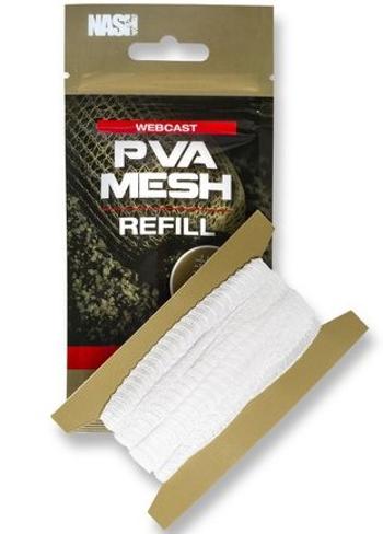 Nash náhradná pva pančucha webcast ultra weave pva refill 3 m - wide / priemer 37 mm