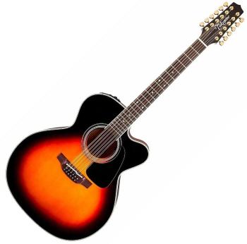 Takamine P6JC-12 Brown Sunburst 12-strunová elektroakustická gitara