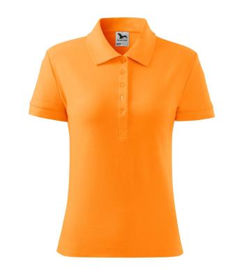 MALFINI Dámska polokošeľa Cotton - Mandarínkovo oranžová | XL