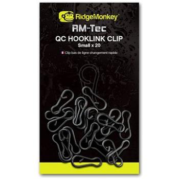 RidgeMonkey RM-Tec Quick Change Hooklink Clip Small 20 ks (5060432143589)
