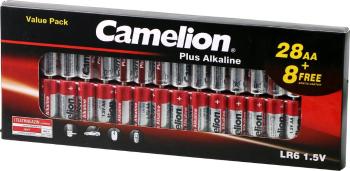 Camelion Plus LR06 tužková batéria typu AA alkalicko-mangánová  1.5 V 36 ks