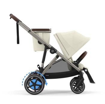 CYBEX Kočík súrodenecký eGazelle S Seashell Beige Gold